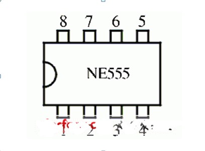 ne555时基集成成实验电路图