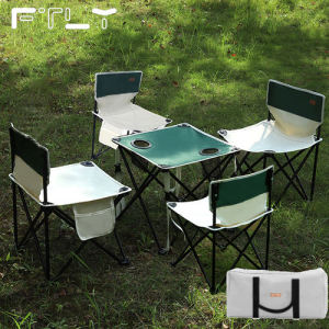 FTLY飞图乐青春绿折叠桌椅六件套ZDZY0602