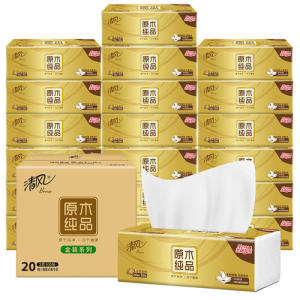 清风 金装M号3层100抽*20包*1箱 AR10MMY
