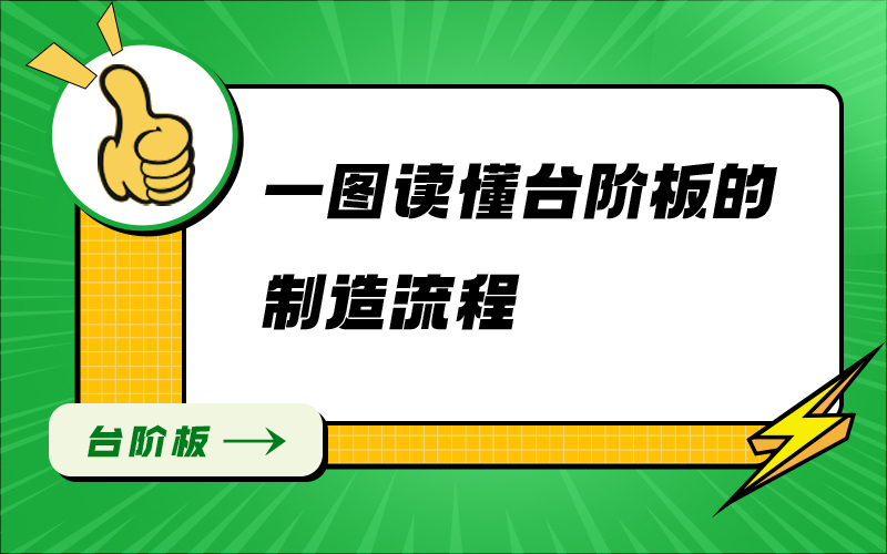 一图读懂台阶板的制造流程