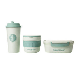 多样屋TAYOHYA  Nature 麦秸秆纤维便当盒三件套TA21-0019BP   3091472