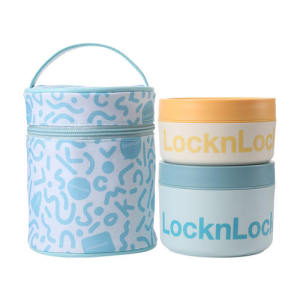 乐扣乐扣甄选圆形保鲜便当盒三件套LCB829FU 2966454