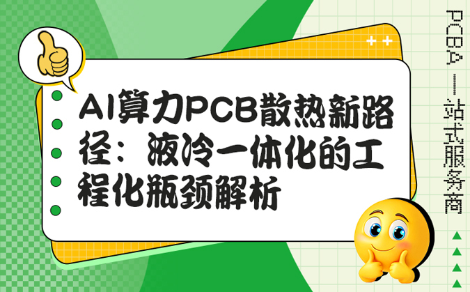 AI算力PCB散热新路径：液冷一体化的工程化瓶颈解析