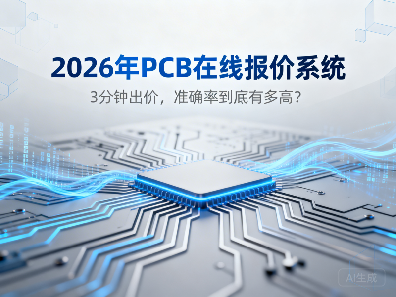 2026年PCB在线报价系统3分钟出价，准确率到底有多高？