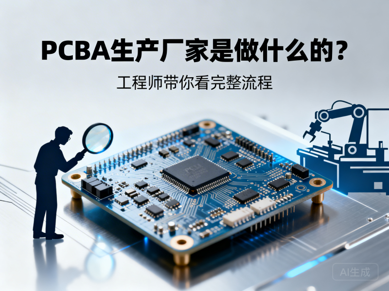 PCBA生产厂家是做什么的？工程师带你看完整流程
