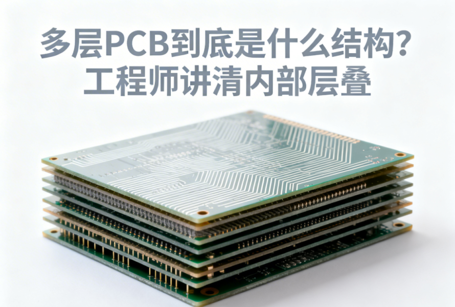多层PCB到底是什么结构？工程师讲清内部层叠