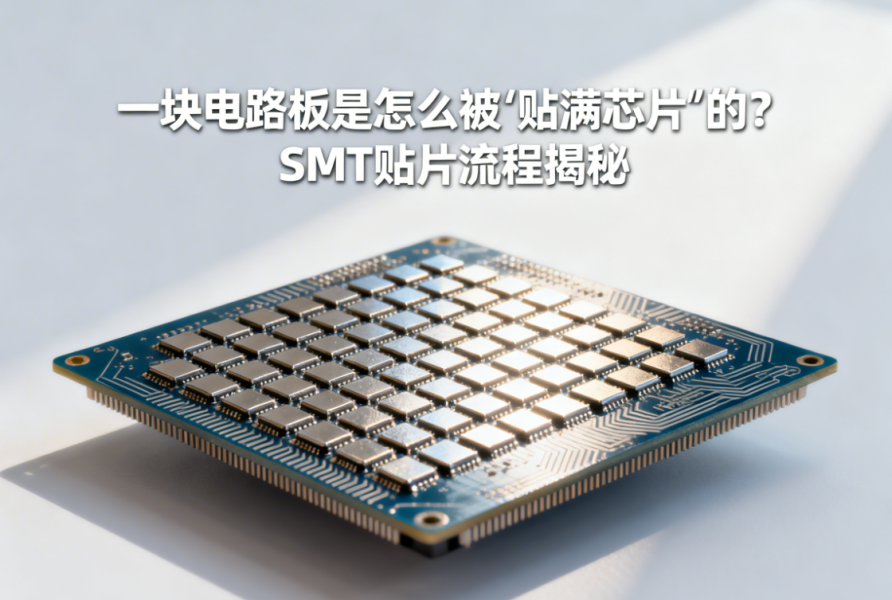 一块电路板是怎么被“贴满芯片”的？SMT贴片流程揭秘