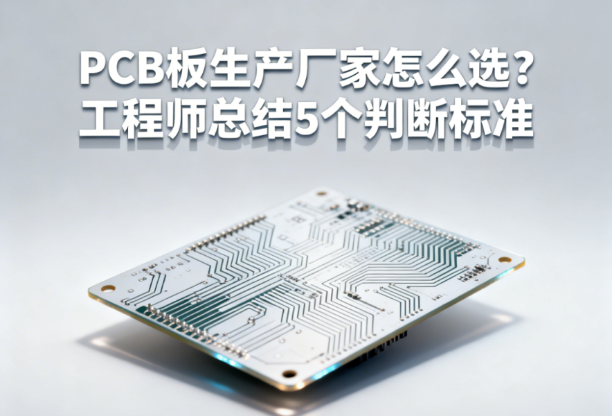 PCB板生产厂家怎么选？工程师总结5个判断标准