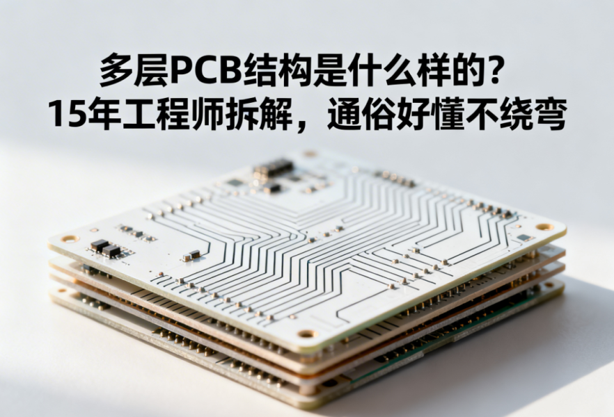 多层PCB结构是什么样的？15年工程师拆解，通俗好懂不绕弯