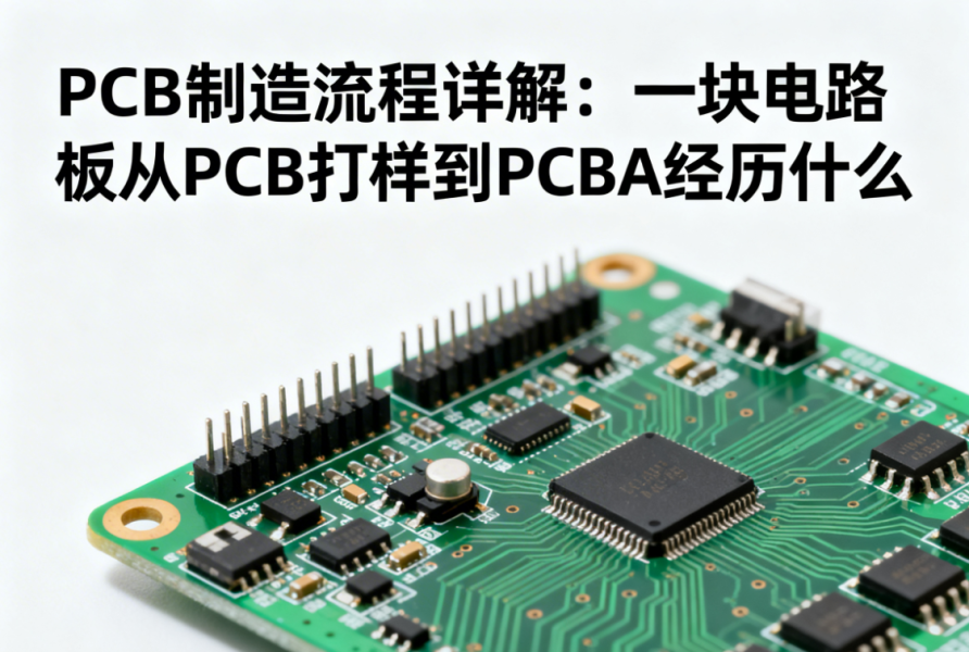 PCB制造流程详解：一块电路板从PCB打样到PCBA经历什么