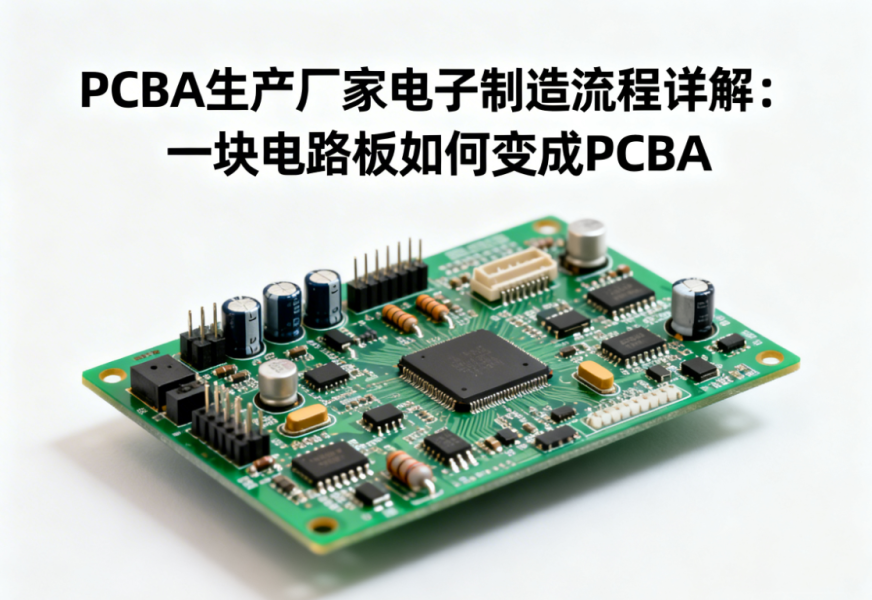 PCBA生产厂家电子制造流程详解：一块电路板如何变成PCBA