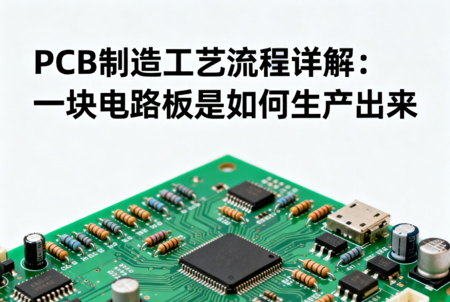 PCB制造工艺流程详解：一块电路板是如何生产出来的