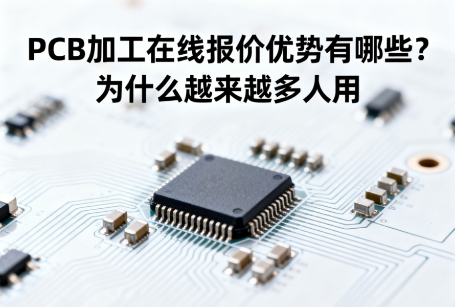 PCB加工在线报价优势有哪些？为什么越来越多人用