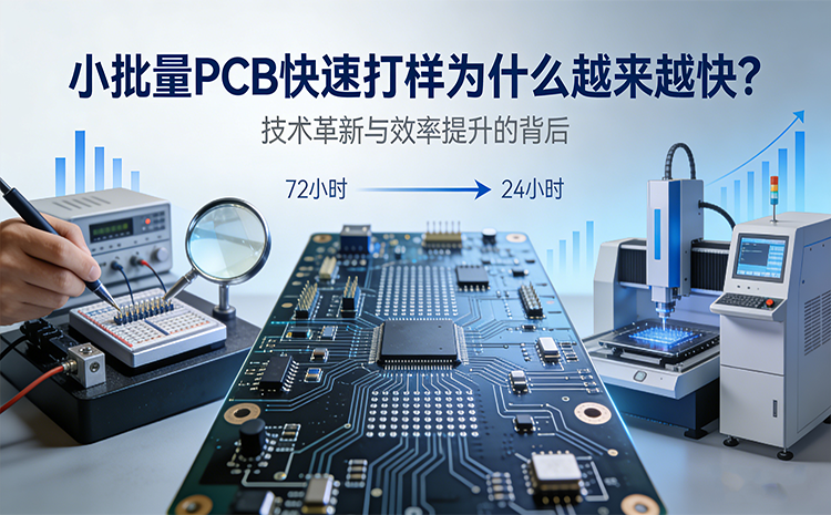 小批量PCB快速打样为什么越来越快？
