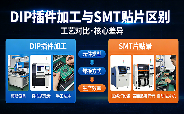 什么是DIP插件加工与SMT贴片区别？一文讲透