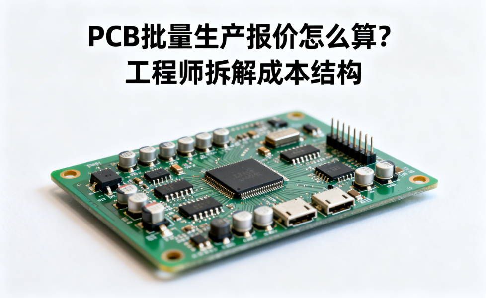 PCB批量生产报价怎么算？工程师拆解成本结构