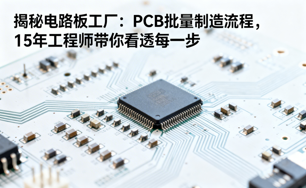 揭秘电路板工厂：PCB批量制造流程，15年工程师带你看透每一步