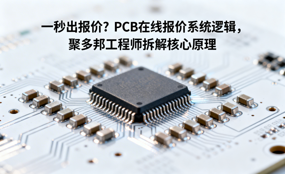 一秒出报价？PCB在线报价系统逻辑，聚多邦工程师拆解核心原理