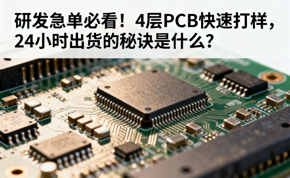 研发急单必看！4层PCB快速打样，24小时出货的秘诀是什么？