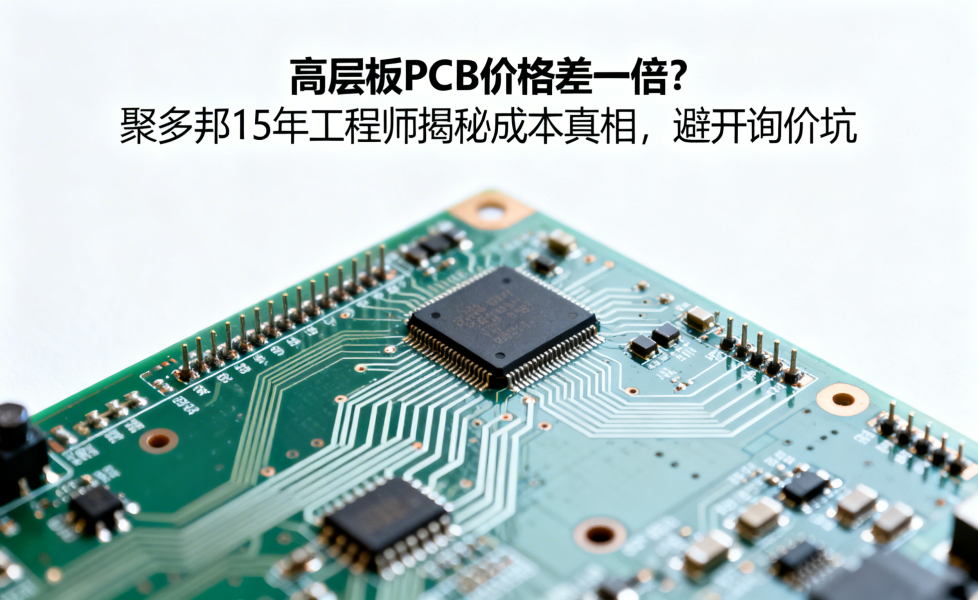 高层板PCB价格差一倍？聚多邦15年工程师揭秘成本真相，避开询价坑