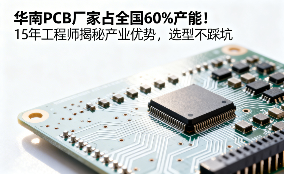 华南PCB厂家占全国60%产能！15年工程师揭秘产业优势，选型不踩坑