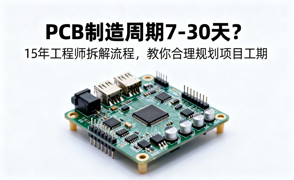 PCB制造周期7-30天？15年工程师拆解流程，教你合理规划项目工期