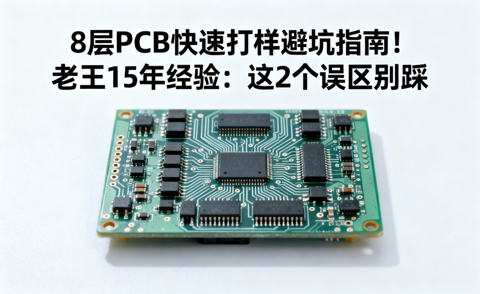 8层PCB快速打样避坑指南！老王15年经验：这2个误区别踩