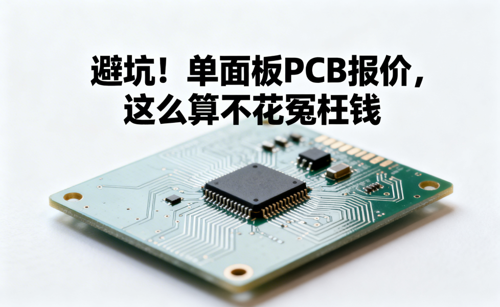 避坑！单面板PCB报价，这么算不花冤枉钱?