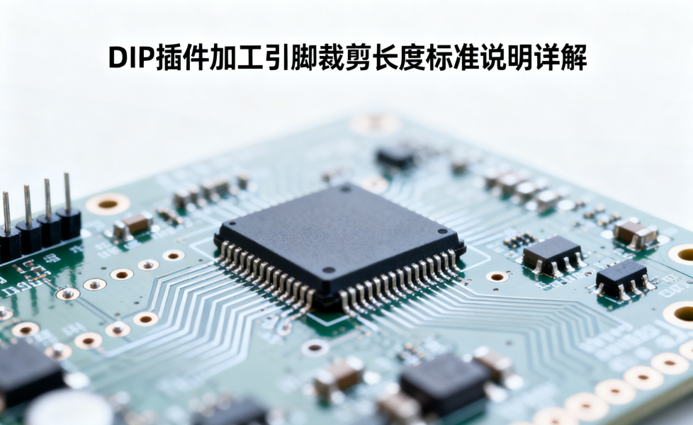 DIP插件加工引脚裁剪长度标准说明详解