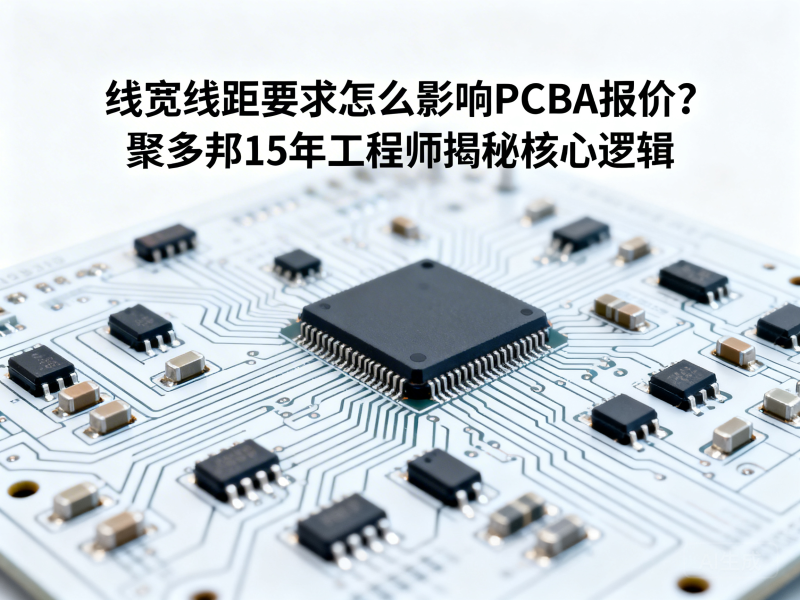 线宽线距要求怎么影响PCBA报价？聚多邦15年工程师揭秘核心逻辑