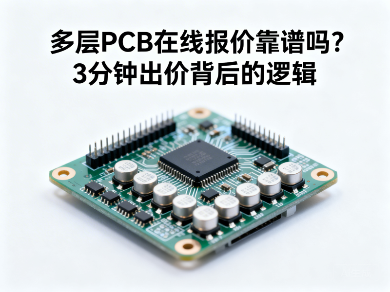 多层PCB在线报价靠谱吗？3分钟出价背后的逻辑
