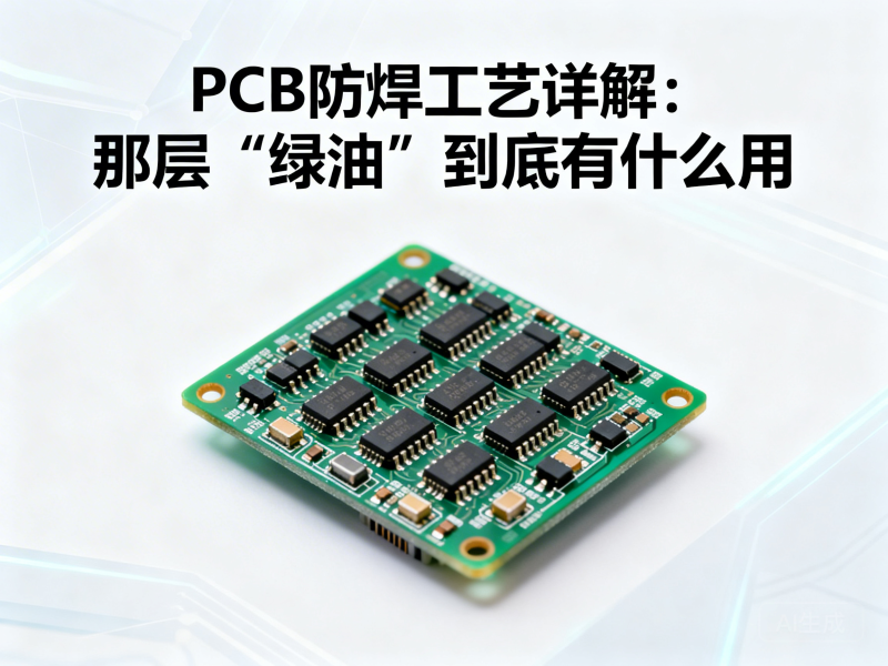 PCB防焊工艺详解：那层“绿油”到底有什么用