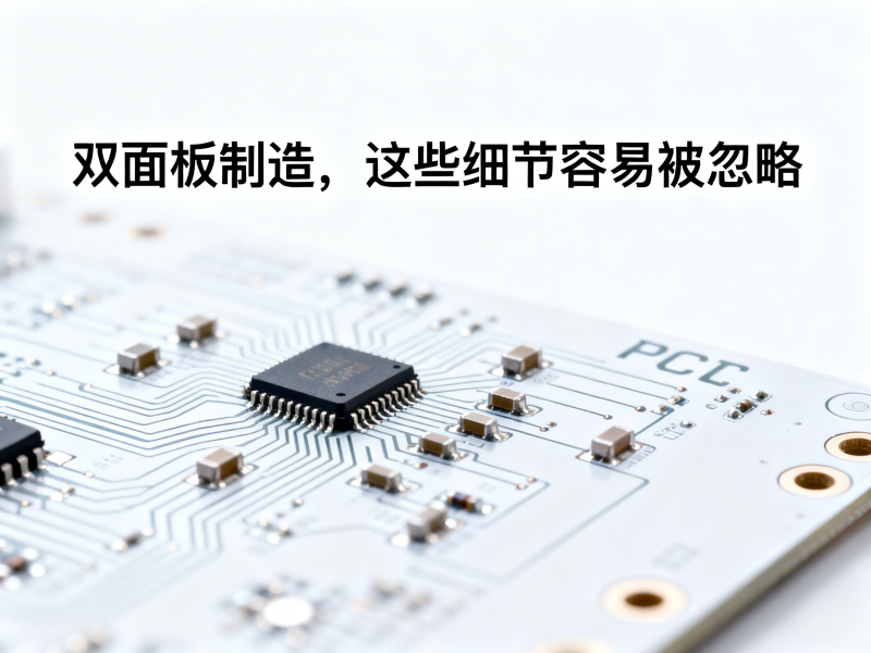 双面板制造，这些细节容易被忽略