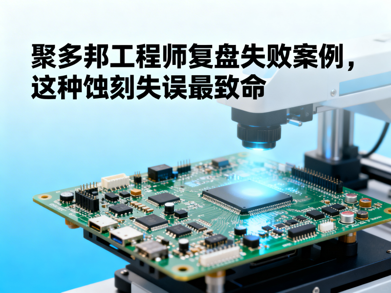 聚多邦工程师复盘失败案例，这种蚀刻失误最致命