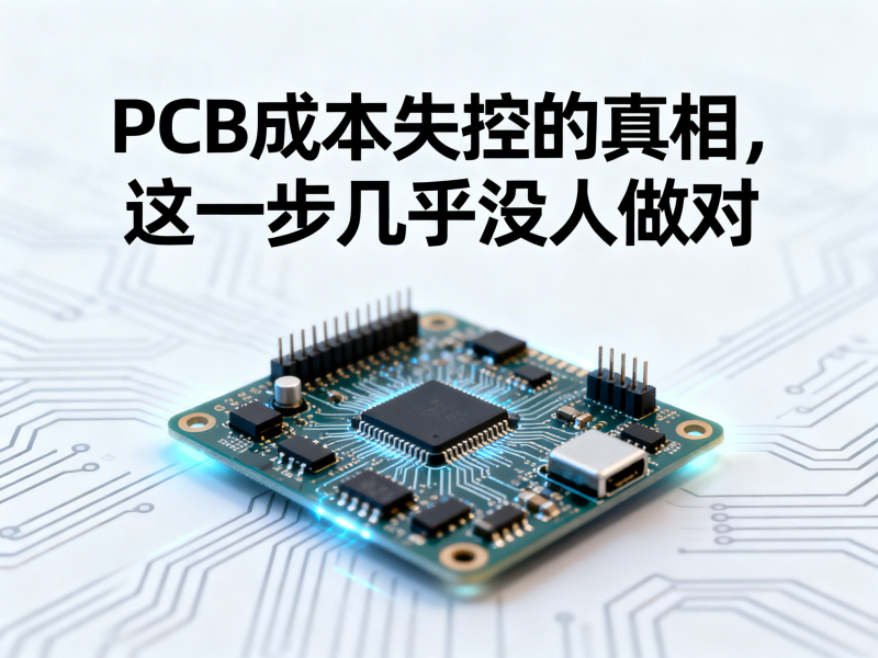 PCB成本失控的真相，这一步几乎没人做对