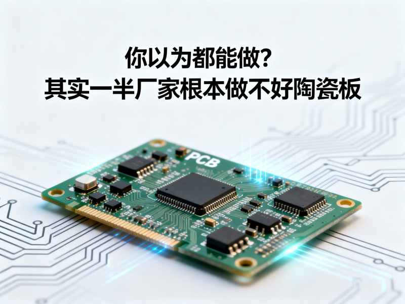 你以为都能做？其实一半厂家根本做不好陶瓷板