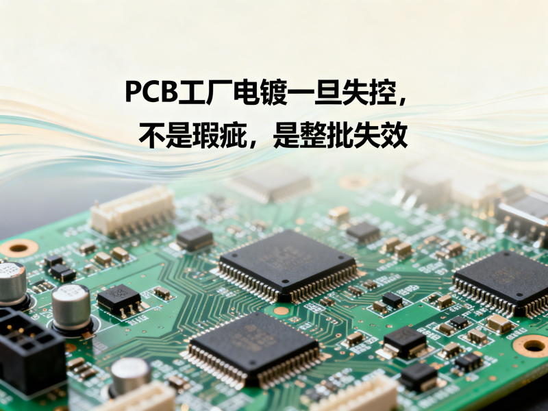 PCB工厂电镀一旦失控，不是瑕疵，是整批失效