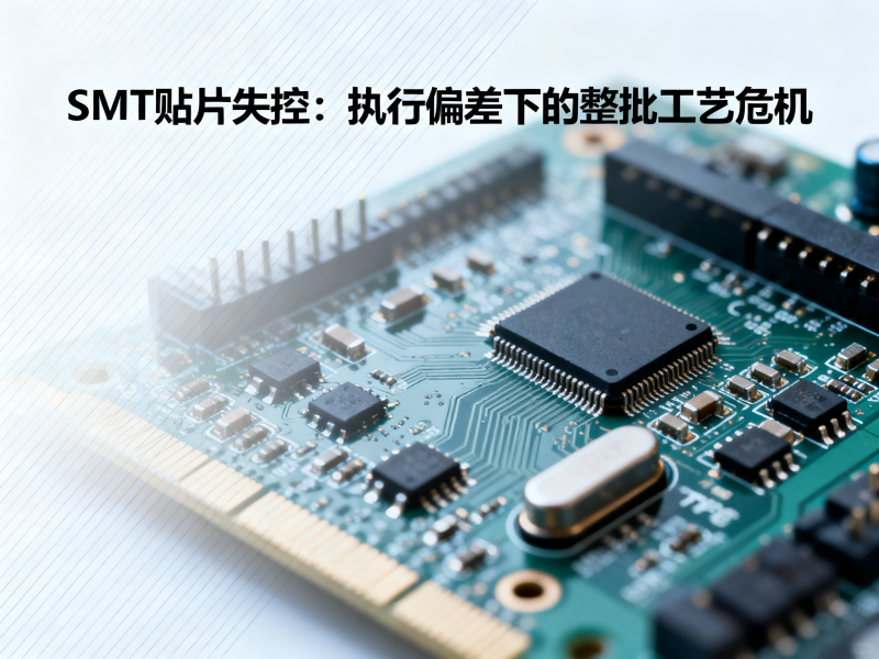 不是流程不对，执行一偏，整批SMT贴片开始失控