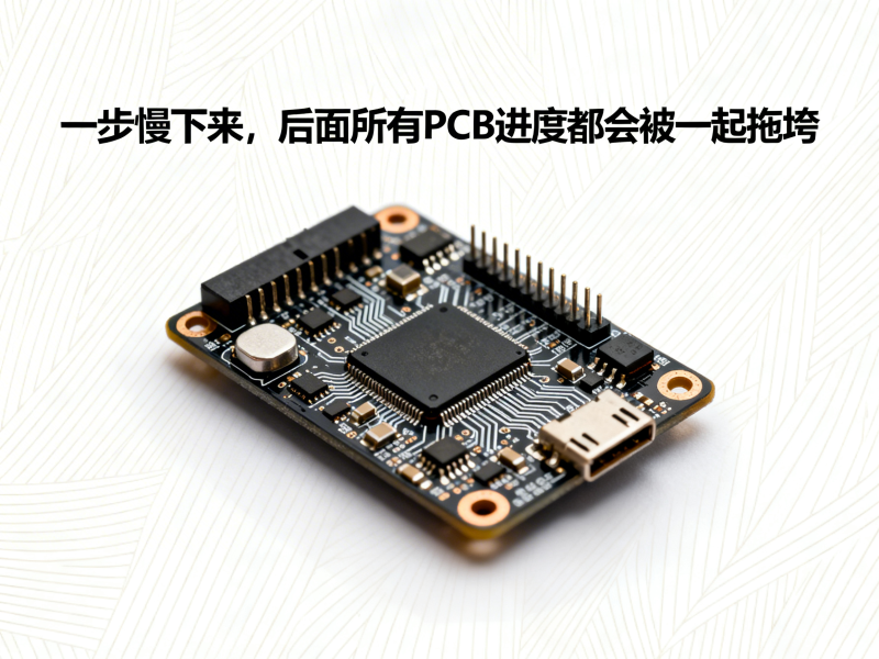 一步慢下来，后面所有PCB进度都会被一起拖垮