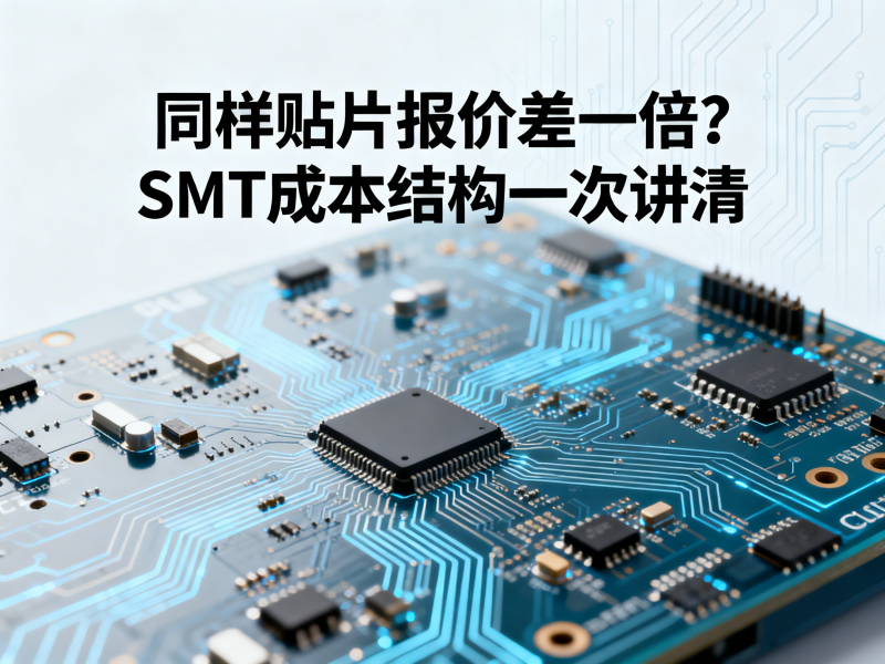 同样贴片报价差一倍？SMT成本结构一次讲清