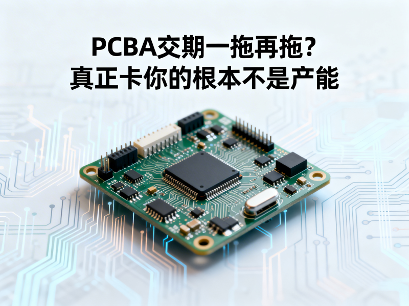 PCBA交期一拖再拖？真正卡你的根本不是产能