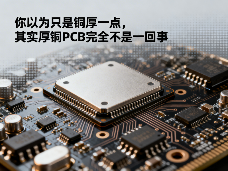 你以为只是铜厚一点，其实厚铜PCB完全不是一回事