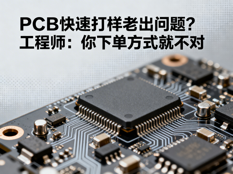 PCB快速打样老出问题？工程师：你下单方式就不对