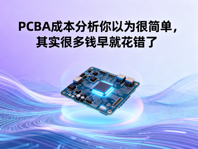 PCBA成本分析你以为很简单，其实很多钱早就花错了