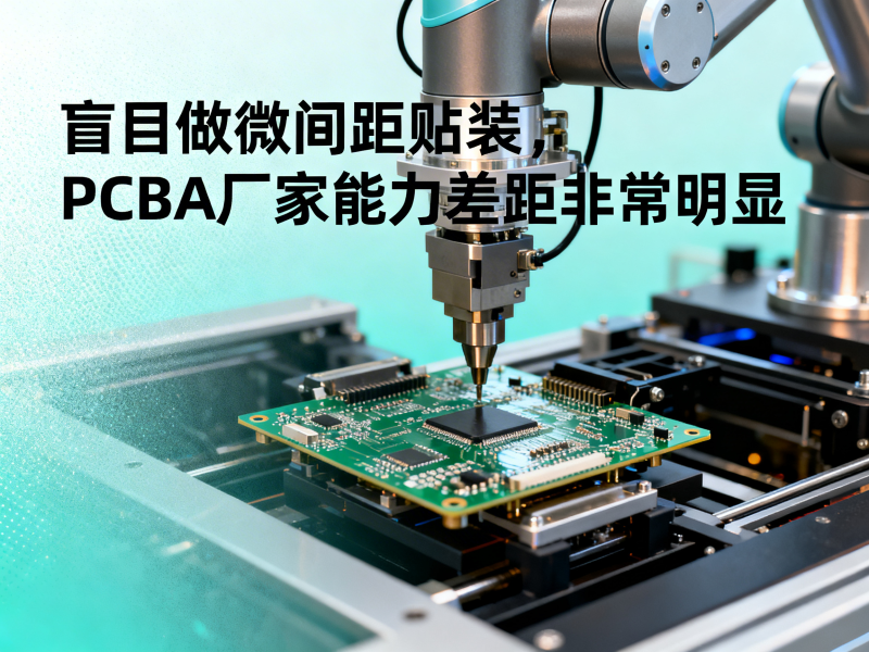 盲目做微间距贴装，PCBA厂家能力差距非常明显