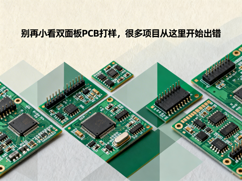 别再小看双面板PCB打样，很多项目从这里开始出错