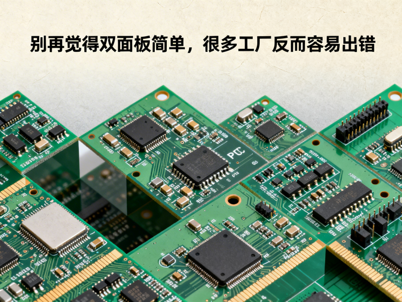 别再觉得双面板简单，很多工厂反而容易出错