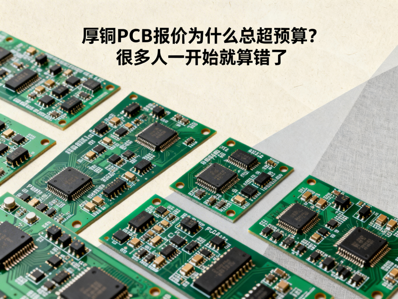 厚铜PCB报价为什么总超预算？很多人一开始就算错了