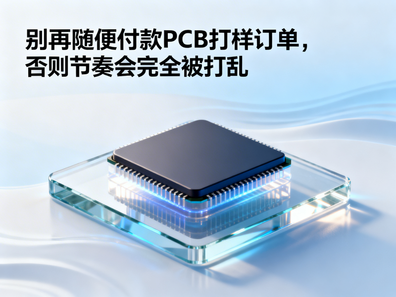 别再随便付款PCB打样订单，否则节奏会完全被打乱