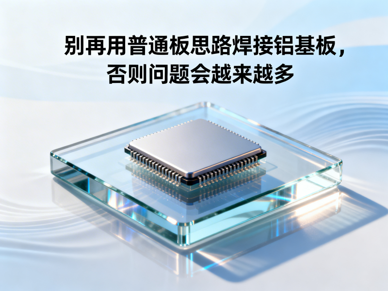 别再用普通板思路焊接铝基板，否则问题会越来越多